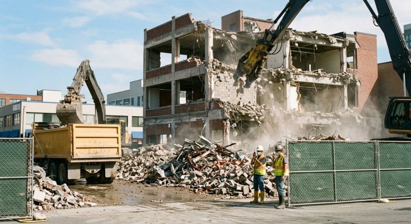Commercial Site Demolition in Katy, TX
