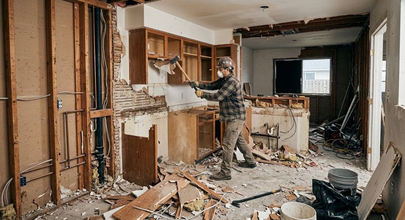 Kitchen Cabinet Demolition in Sacramento, CA