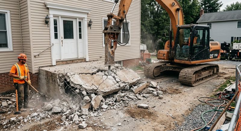 Concrete Floor Removal in Sacramento, CA
