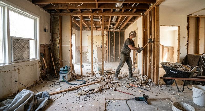 Subfloor Demolition in Frederick, MD